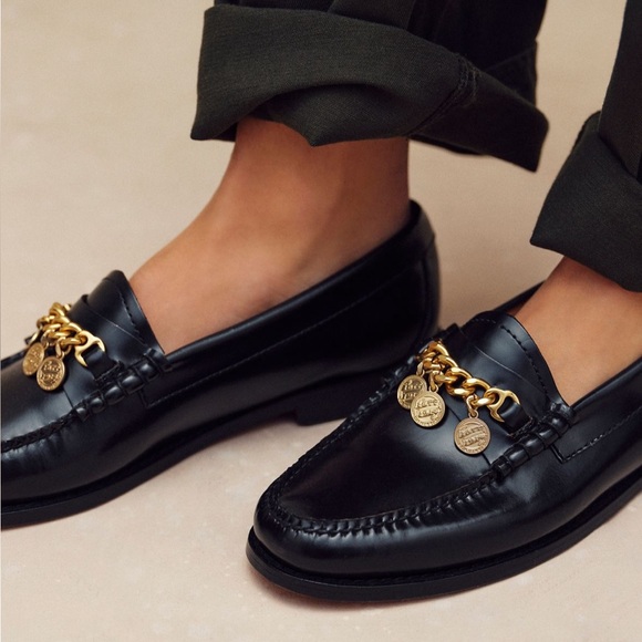 G.H. Bass & Co. Weejuns Penny Charm Leather Loafers - Picture 1 of 7